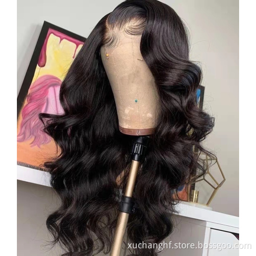 Hd Full 360 Lace Frontal Wig Raw Brazilian Virgin Body Wave Human Hair Transparent Lace Front Wig Natural Human Hair Wig Vendor